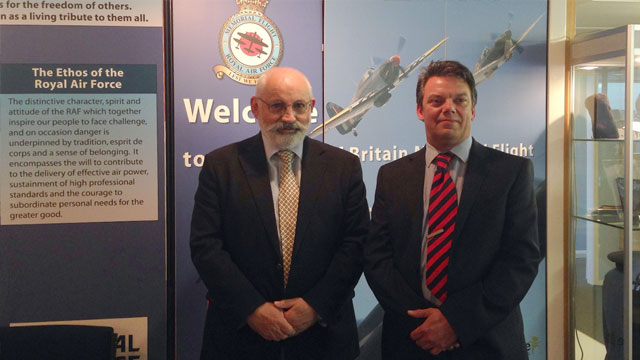 Aviation Lincs, RAF Historian Phil Bonner and Paul Fillingham, Battle of Britain Memorial Flight (2015)