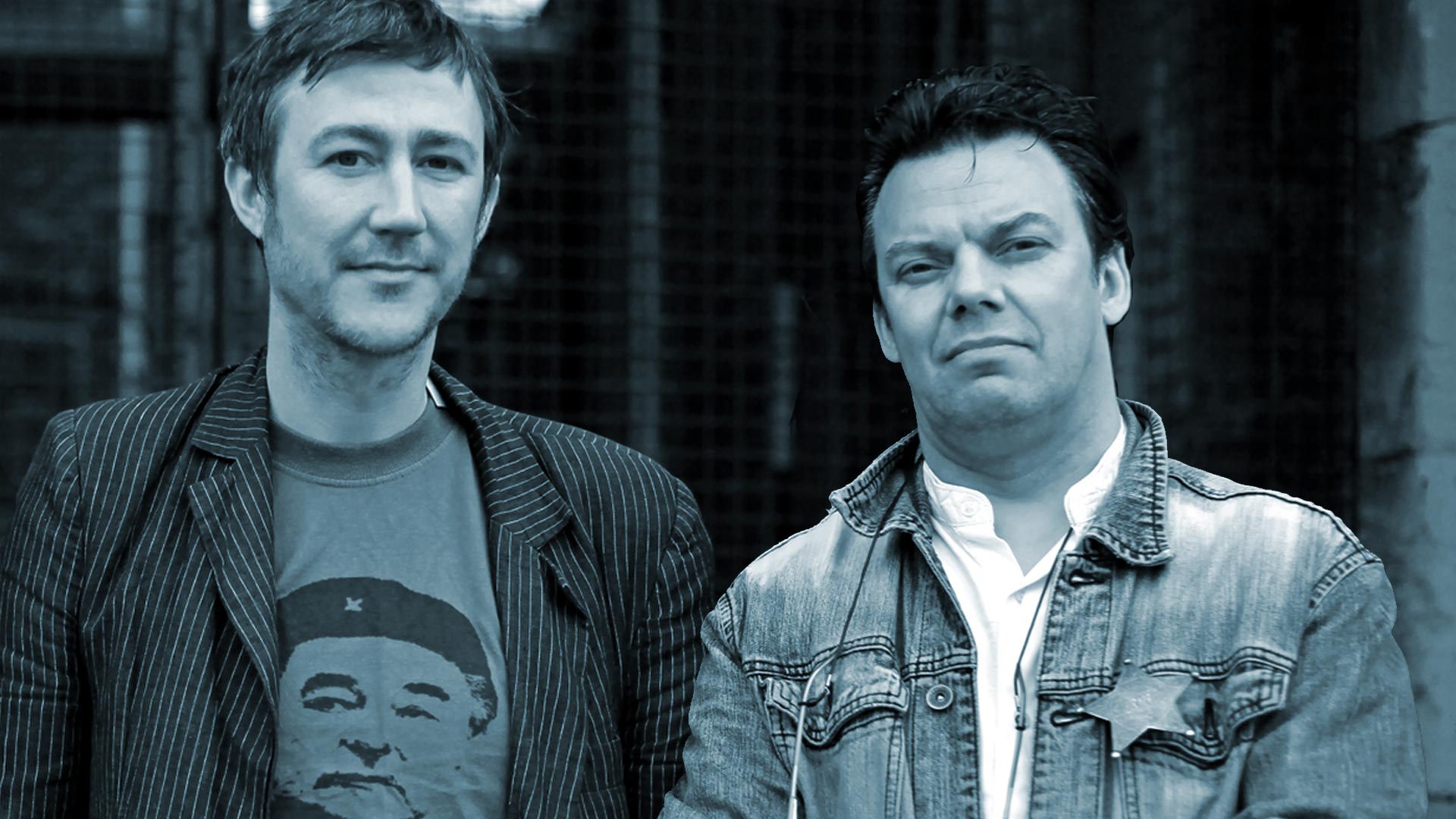 Hardcore Digital Storytellers Walker (L) and Fillingham (R) captured by David Sillitoe on location, Basford, Nottingham 2012