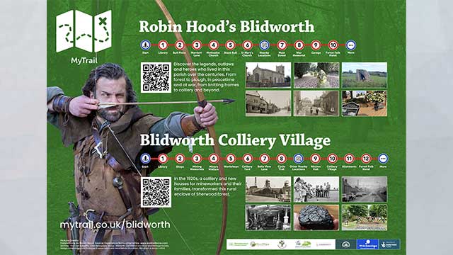 Blidworth Trails Interpretation Signage