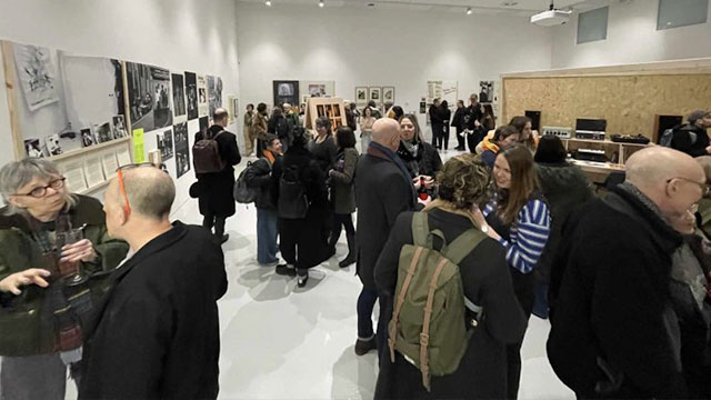 Exhibition launch, Leeds Arts University