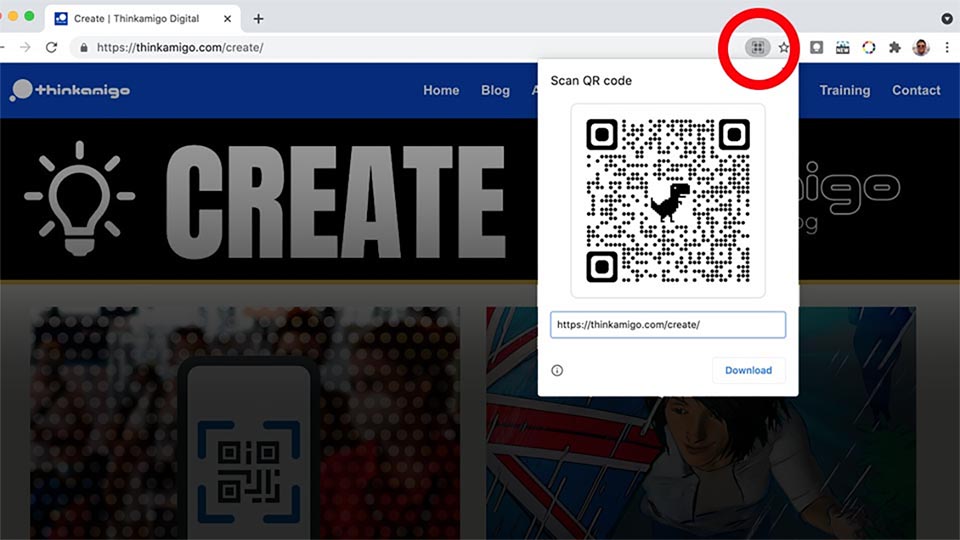 Google QR plugin