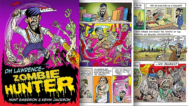 Dawn of the Unread, DH Lawrence Zombie Hunter comic